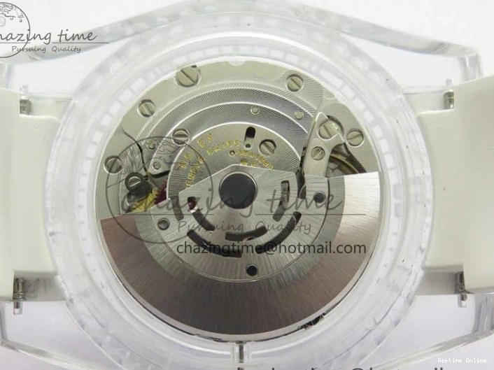 0112 Submariner Phantomlab Transparent KZF Best Edition Black Dial on White Rubber Strap VR StreetReady 2567